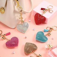 Porte-clés en strass pour femmes et filles, breloques scintillantes pour sacs à dos, charms pour sacs à main, cadeaux amusants