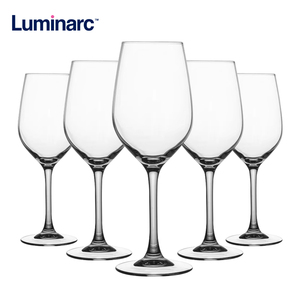 <span class=keywords><strong>Luminarc</strong></span> en stock gobelet en verre à vin rouge coffret cadeau d'entreprise de luxe avec longue tige de coupe à froid de formage intégrée pour les promotions - Product Image 1