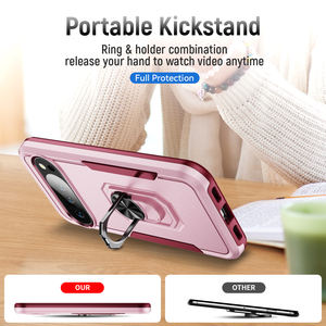 جراب هاتف جديد بحلقة مغناطيسية وحامل دوار لهاتف جوجل بيكسل 10 برو XL وبيكسل 9a وبيكسل 8 و7 - Product Image 4