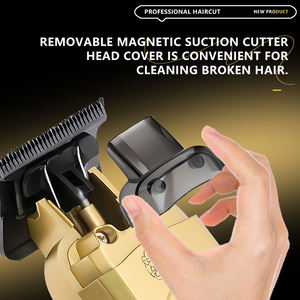 Cortadora de Pelo Inalámbrica Kemei Km-90-5 con Batería de Litio de 2000 mAh, 7500 RPM, Recortadora de Pelo Profesional con Base de Carga - Product Image 4