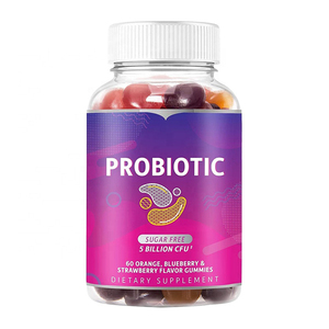 Gomitas Probióticas y Prebióticas Sin Azúcar para Adultos y Recién Nacidos, Apoyo Inmunológico y Digestivo, 10 Mil Millones de UFC, Veganas, para Mujeres, Novedad 2025 - Product Image 1