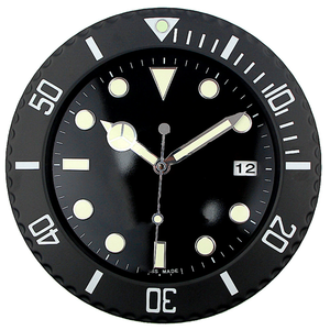 Reloj de Pared de Estilo Nórdico, Decoración de Pared de Metal Dorado Grande, Moderno, de Una Sola Cara, con Calendario de Cuarzo y Pantalla de Radio <span class=keywords><strong>para</strong></span> Sala de Estar - Product Image 5