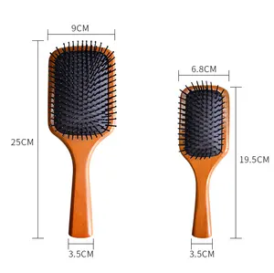 Brosse à cheveux en bois pour cheveux longs sans emmêlement brosse à cheveux peigne à coussin d'air peigne de Massage