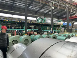 Preço de atacado bobina de aço galvanizado de alta qualidade de tamanhos padrão JIS ASTM DX51D SGCC laminados a quente/laminados a frio