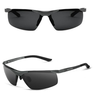Veithdia Men's Polarized Sunglasses 6501 Aluminum Magnesium <b>Frame</b> UV400 Anti Glare For Driving Cycling Outdoor Sports - Product Image 2