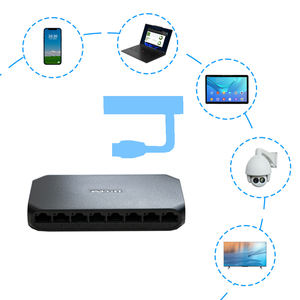 <span class=keywords><strong>TP</strong></span>-<span class=keywords><strong>Link</strong></span> LS1008G Conmutador no administrado de 8 puertos Gigabit Ethernet Desktop Plug Play Fanless Eficiencia energética para uso doméstico VPN Firewall - Product Image 5