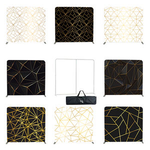 Soporte <span class=keywords><strong>de</strong></span> <span class=keywords><strong>Banner</strong></span> Personalizado <span class=keywords><strong>de</strong></span> 8 pies para Fotomatón con Tela Tensada Impresa, Marco <span class=keywords><strong>de</strong></span> Aleación <span class=keywords><strong>de</strong></span> Aluminio y Diseño <span class=keywords><strong>de</strong></span> Funda <span class=keywords><strong>de</strong></span> Almohada para Ferias Comerciales - Product Image 1