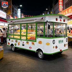 Camion de vente ambulante de fruits et de restauration rapide pour campus scolaire, avec cadre résistant à la rouille, longueur de 5 mètres, pour la communauté étudiante - Product Image 5