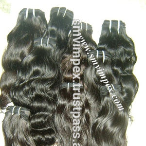 Prix d'usine. Cheveux alignés sur cuticules meilleure qualité tissage de cheveux remy wave. meilleur prix tissage de cheveux vierges de bonne qualité d'Inde - Product Image 1