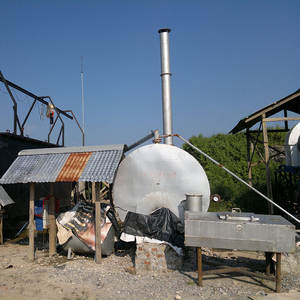 Filtre à poussière pour sac Type 40TPH Mini centrale à béton mobile pour asphalte en Birmanie - Product Image 3