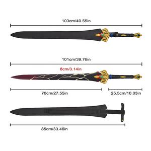 Juego de 103cm Honkai Star Rail Blade Cosplay Prop <span class=keywords><strong>espada</strong></span> China <span class=keywords><strong>Jian</strong></span> Acero inoxidable arma Real Shard <span class=keywords><strong>espada</strong></span> réplica - Product Image 2