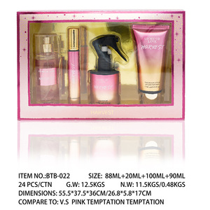 Victoria <b>Perfume</b> Set Hair Mist and <b>Perfume</b> and 90ml Lotion 4 in 1 <b>Perfume</b> Set Body Lotion Mist Gift Set - Product Image 6