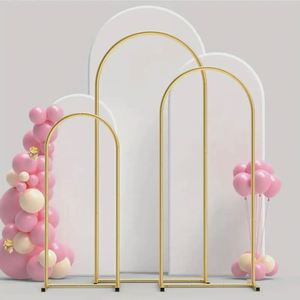 Metal Arch Backdrop Stand Floral Display <b>Frame</b> Metal Backdrop Arch Gold Metal Arch Backdrop Stand Floral Display <b>Frame</b> - Product Image 1