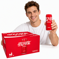Coca-Cola Qualité Export 330ml Canette Élégante Lot de 24 Canettes OEM Disponible Boisson Exotique pour Fêtes