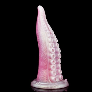 Venta al por mayor: Nuevo dildo de color rosa con ventosa, diseño de animal, tentáculo de pulpo alienígena de fantasía, dildo monstruoso, juguete sexual, tapón anal. - Product Image 1