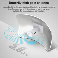 Cf-e317a 5.8ghz Wifi Pont 300mbps Sans Fil En Plein Air Routeur Ap 10km Cpe 10km Longue Portée Wifi Cpe Pont