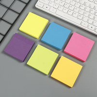 Blocs-notes autocollants détachables de 3x3 pouces aux couleurs fluorescentes pour étudiants ; Blocs-notes/Post-its personnalisables ; Fabriqués en Chine, 8 cahiers par lot