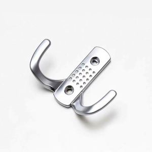 WEKIS Modern Single Robe <b>Shower</b> <b>Hook</b> Zinc Alloy Wall Mount Bathroom Use Coat Towel Rack Easy Clean Adsorption Membrane - Product Image 3