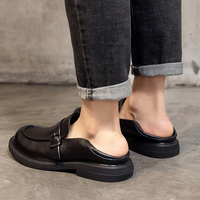 Chaussures habillées pour hommes à logo personnalisé, à bout pointu, style espadrille, mocassins, chaussures plates à enfiler pour le bureau et les mariages, collection automne/hiver