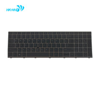 HK-HHT pièces d'ordinateur portable en gros clavier américain rétro-éclairé pour HP Probook 450 G5 455 G5 470 G5