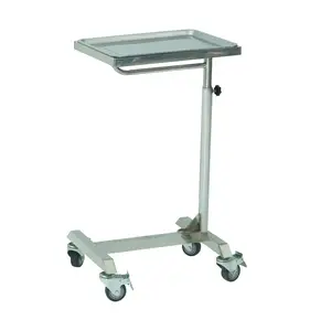 Medical Surgical Instrument Trolley Stainless Steel S.S Mayo Table Tray Stand Price For Operation Room CY-D152