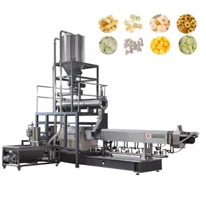 Extruder Machine Puff Snack Gepofte Snack Voedsel Machine Multi Functionele Bladerdeeg Snacks Machine