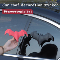 Décoration de toit de voiture, décoration de casque, décoration de moto, chauve-souris en EVA élastique, durable, intéressante, universelle