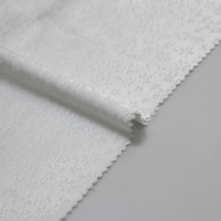 Conception classique de petite fleur écrasée tissée 97% polyester 3% Spandex beau tissu de jacquard de satin pour la robe