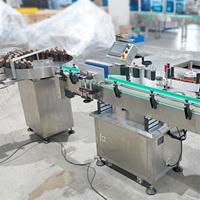 Máquina automática de 4 cabezales de jarabe oral líquido químico corrosivo para botellas de plástico para bebidas en polvo Motor de vidrio incluido