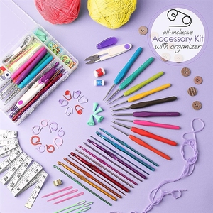 LQ260939 Hearth Harbor <b>Crochet</b> <b>Kit</b> with 1500 Yards Assorted Yarn, ing Instruction, Knitting Supplies - <b>Beginner</b> s for Adults - Product Image 4