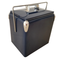 Glacière en métal de style nouveau 7L/13L/17L/28L, boîte isotherme pour l'extérieur