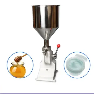 A03 Small Hand Press Cosmetic Cream Filling Machine Manual Paste Filler Machinery