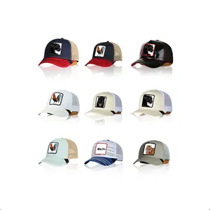 قبعات رجالية بشعار سورية مطرزة ثلاثية الأبعاد ذات جودة عالية وتُعد من 5 طبقات مشهورة للبيع بالجملة