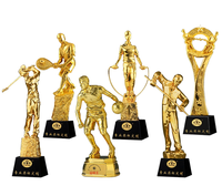 Trophées commémoratifs sportifs de conception nouvelle, gravés et personnalisés pour les équipes, en résine