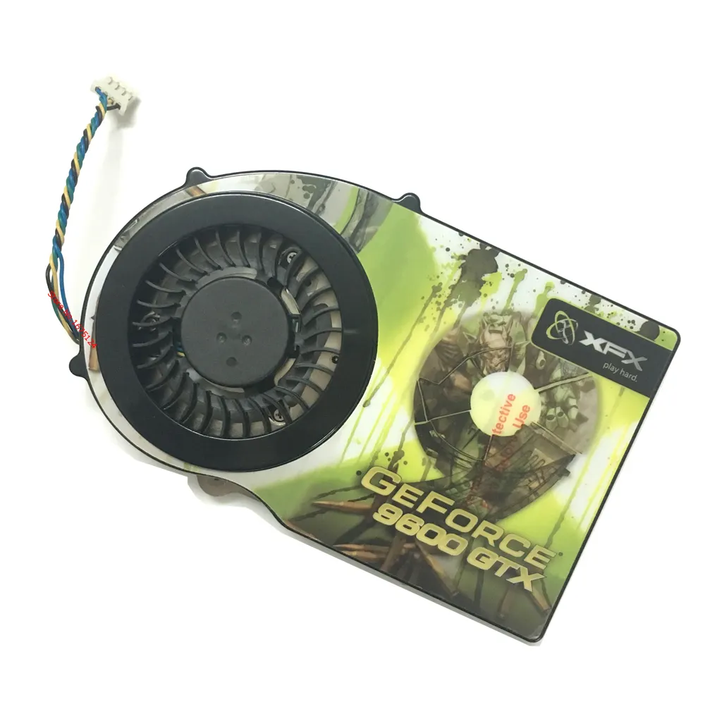 Radiador do computador com dissipador de calor vga, ventilador refrigerador para xfx geforce 9600gt 9600gtx 9800, placa gráfica de vídeo