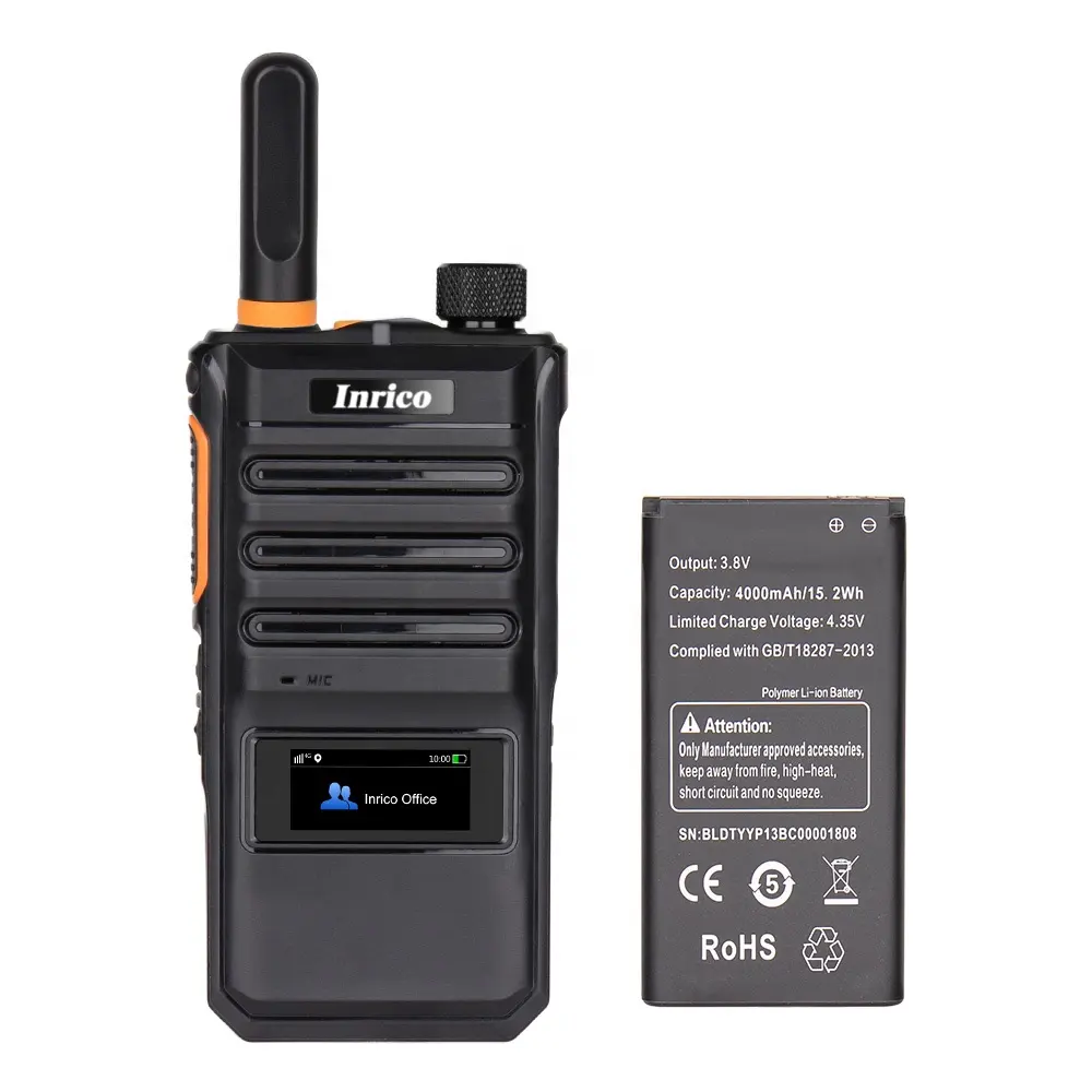 Inrico T620 Factory Direct Price GSM/WCDMA/LTE Network walkie mobile phone with walkie talkie with GPS Positioning