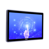 Panel PC Todo en Uno con Pantalla Táctil Impermeable de 15.6 Pulgadas, Sistema de Visualización para Cocina Comercial KDS para Restaurantes