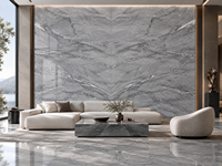 Dalles de marbre gris italien en pierre naturelle pour tables consoles, plans de travail de cuisine, murs de douche, carreaux de sol, monte-escaliers et étagères