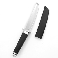 Couteau utilitaire multifonctionnel à lame fixe de qualité industrielle Meiji OEM pour le camping en plein air, acier 5cr13, manche en plastique ABS, 9 cm