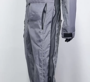Combinaison de course respirante à fermeture éclair pour hommes |   Combinaison de travail légère à capuche doublée en maille pour les équipes et l'industrie - Product Image 3