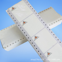 Étiquettes adhésives continues perforées à la machine, étiquettes suspendues, étiquettes pliables avec trou de suspension, papier imprimé couleur, modèle 004, pour consommateurs