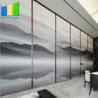 Écran de séparation de pièce professionnel personnalisé cloison intérieure pliante mobile cloisons murales de bureau pour salles de banquet