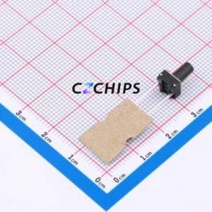TSB06153-100B832BA-L2000 Tactile Switch Through hole,6.1x6.1mm Switch Single Pole Single Throw Round Button 2.5N 6.1mm - Product Image 2
