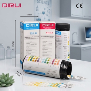 Bandelettes réactives professionnelles pour la détection du calcium dans l'urine, pour analyseur <span class=keywords><strong>urinaire</strong></span>, fournitures de dépistage rénal clinique - Product Image 1