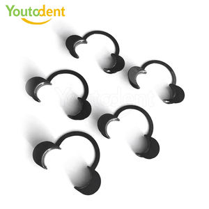 Ouvreur de bouche de blanchiment des dents en forme de C noir orthodontique écarteur de joue fabriqué à partir de plastique - Product Image 2
