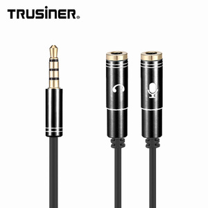 Cheap Price 3.5mm Stereo Headphone <span class=keywords><strong>Jack</strong></span> Y Splitter Audio <span class=keywords><strong>Cable</strong></span> Adapter - Product Image 1