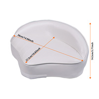 Siège de bateau triangulaire en cuir PVC imperméable et résistant aux UV pour yacht, bateau rapide, accessoires marins d'extérieur