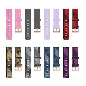 Correa de reloj de lona de nailon de tela deportiva para <span class=keywords><strong>Garmin</strong></span> <span class=keywords><strong>Forerunner</strong></span> 255 <span class=keywords><strong>255s</strong></span> Forerunner255 Band 18mm 20mm 22mm - Product Image 6