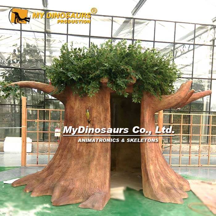 My Dino Kids Playground Fiberglass Tree House Tree Cave