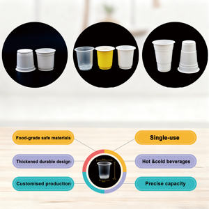 แก้วพลาสติกแบบใช้ครั้งเดียวทิ้ง เป็นมิตรกับสิ่งแวดล้อม สำหรับชาไข่มุก กาแฟ ชานม น้ำผลไม้ พร้อมพิมพ์โลโก้ตามสั่ง - Product Image 5